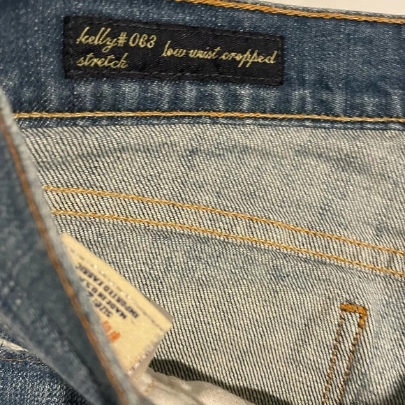 Citizens of Humanity Kelly #063 Low Waist Cropped Jeans Size 26 - Picture 7 of 9